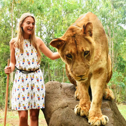 Walk with Lion